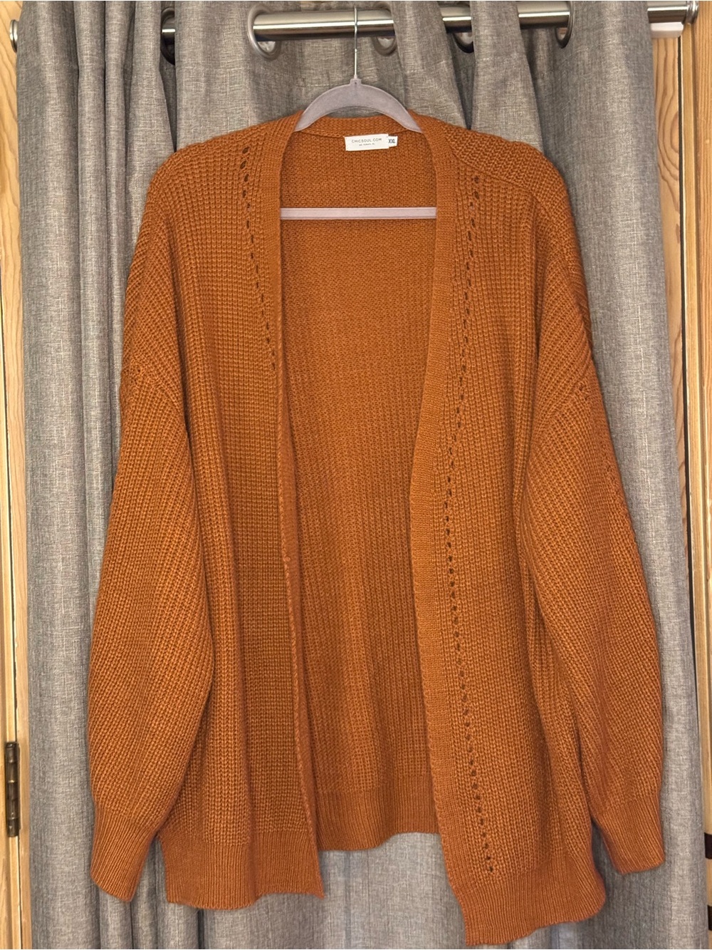 Women’s Burnt Orange Cardigan from Chic Soul